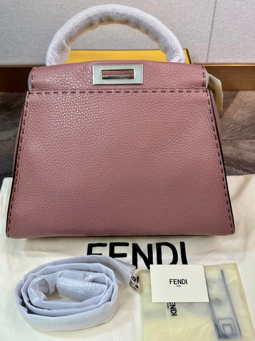 Fendi Peekaboo Medium Quilted Shoulder Handbag