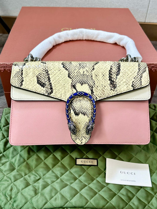 Gucci Dionysus Snake Skin Shoulder Crossbody Bag