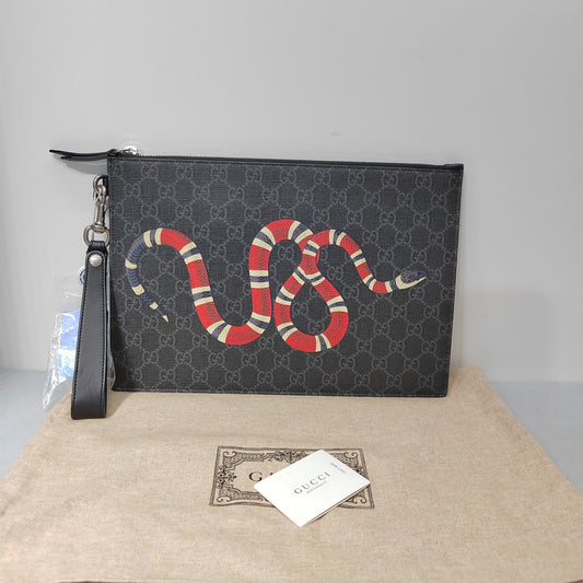 Gucci Coral Snake Black Handbag