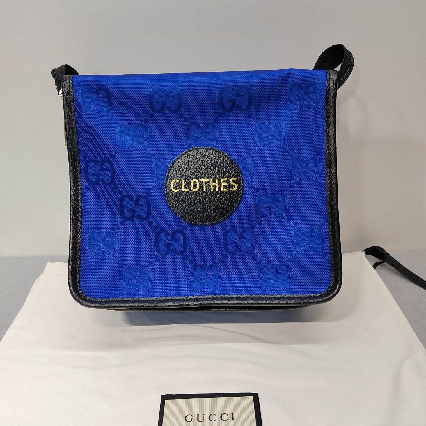 Gucci Off The Grid Blue Square Bag Storage Bag