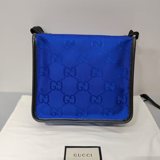 Gucci Off The Grid Blue Square Bag Storage Bag