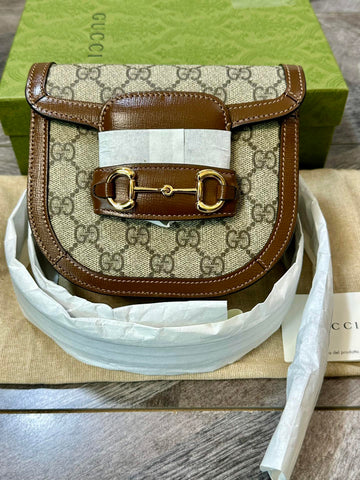 Gucci Horsebit 1955 Saddle Bag Chest Bag Waist Bag