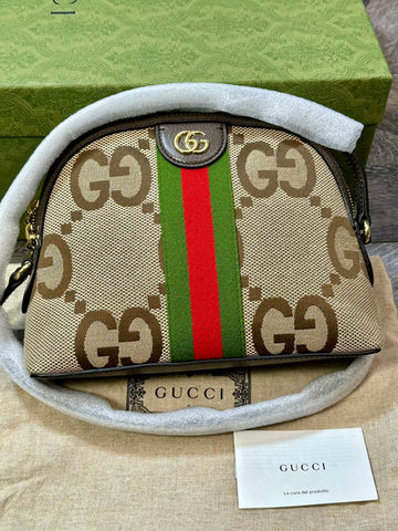 Gucci Ophidia Weaving Belt Small Shell Bag Shoulder Crossbody Bag