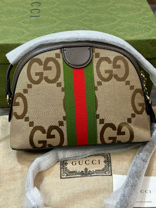 Gucci Ophidia Weaving Belt Small Shell Bag Shoulder Crossbody Bag