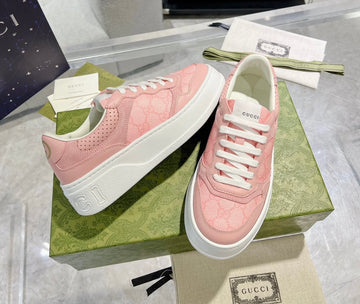 Gucci Chunky Pink Low Top Cookie Shoes