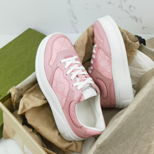 Gucci Chunky Pink Low Top Cookie Shoes