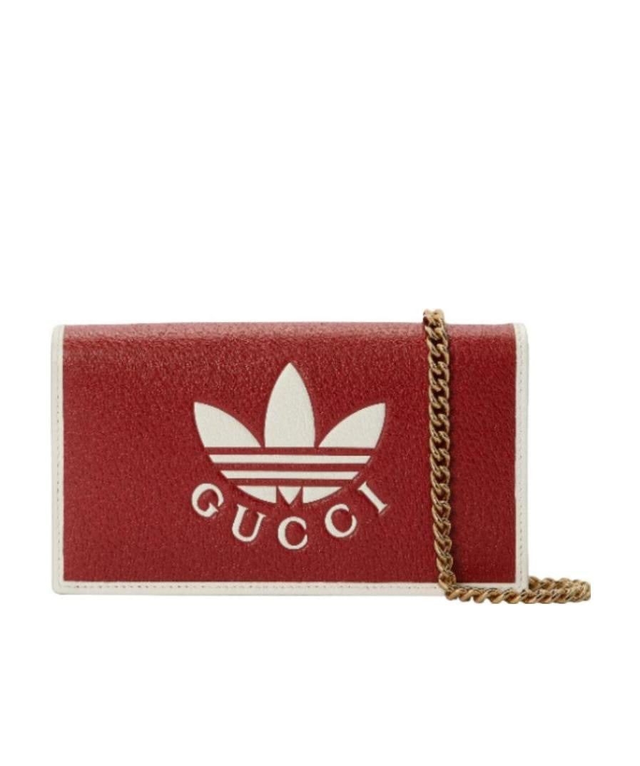 Gucci × Adidas Red Chain Shoulder Strap Shoulder Handbag