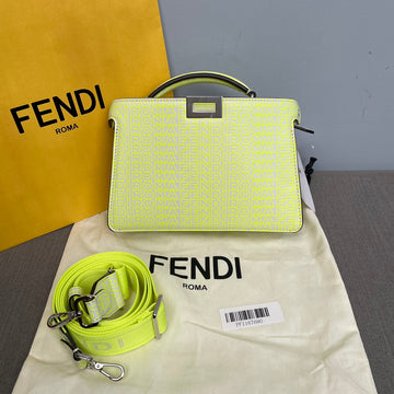 Fendi ×Marc Jacobs  Peekaboo I See U Twist Lock Shoulder Handbag