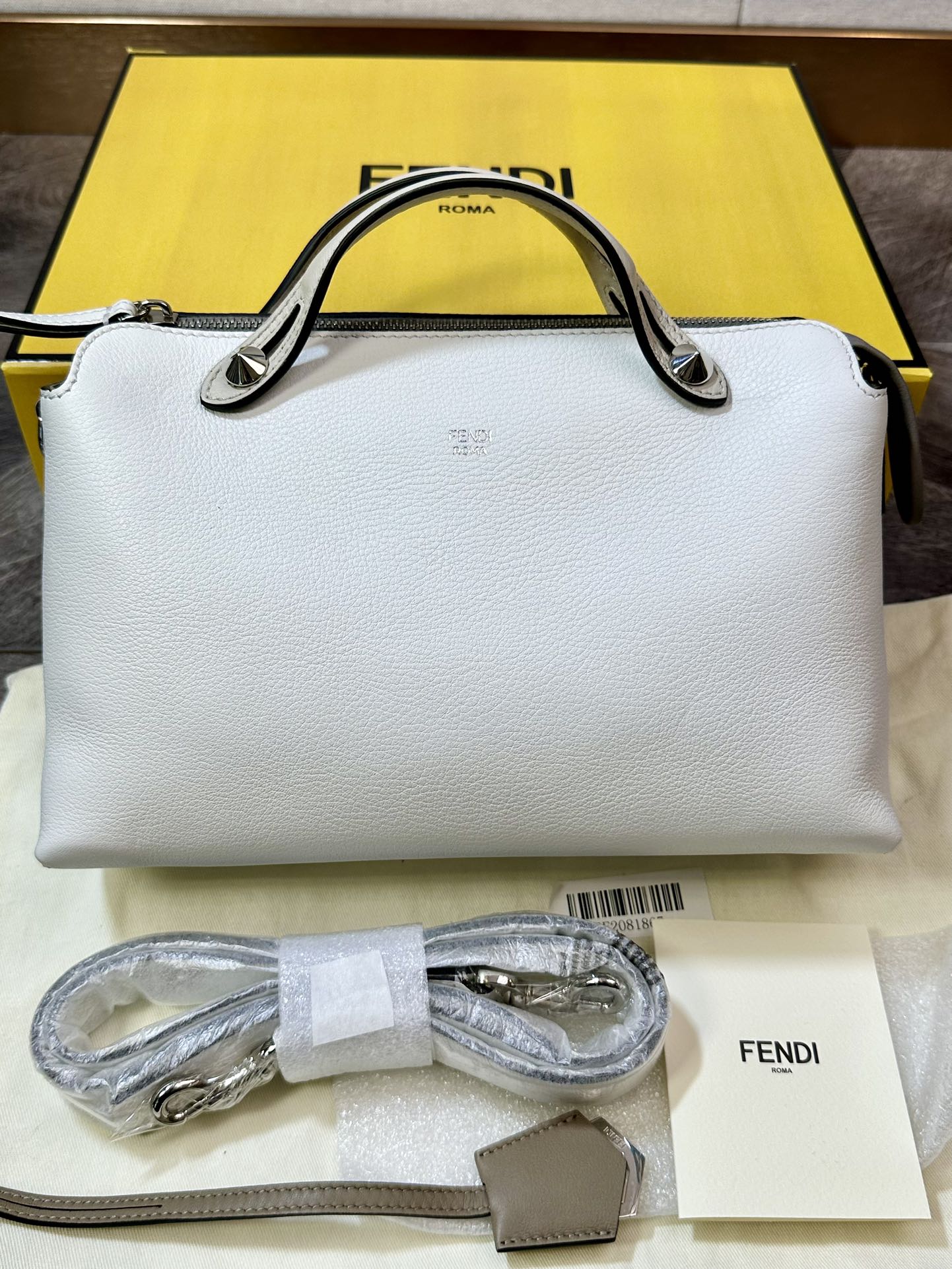 Fendi By The Way Medium Boston Bag Crossbody Handbag