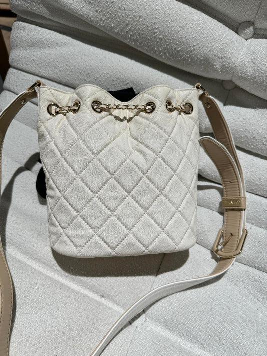 Chanel Lychee Cowhide Bucket Bag