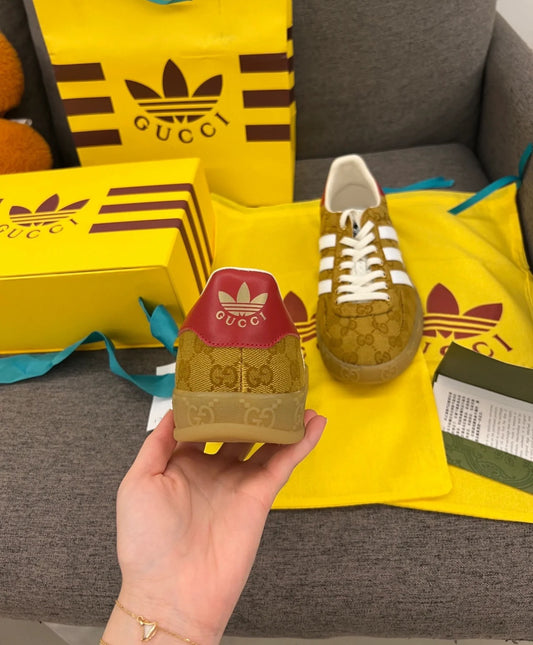 Gucci ×Adidas Originals Co branded Men's Training Shoes