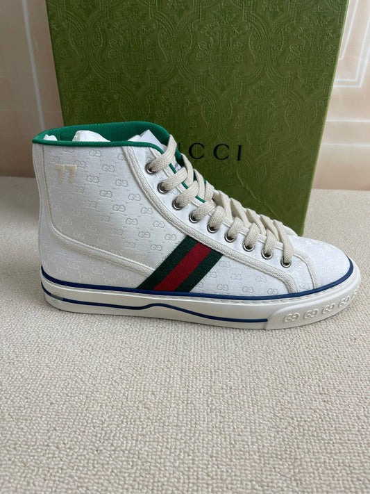 Gucci Men's White 1977 High Top Sneakers