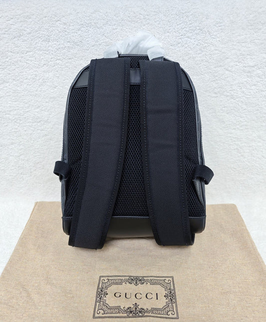 Gucci Supreme Striped Ribbon Backpack