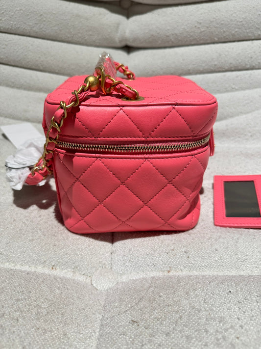 Chanel Pink Box Bag Shoulder Handbag