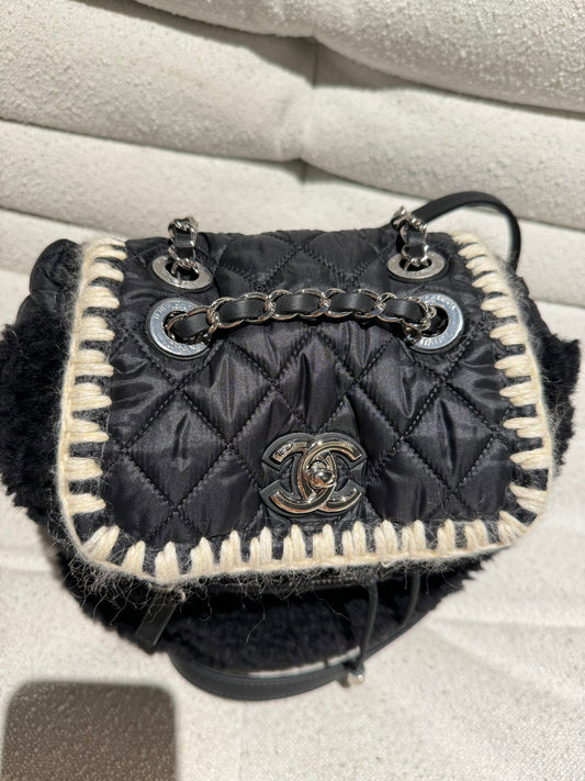 Chanel Teddy Chain Backpack