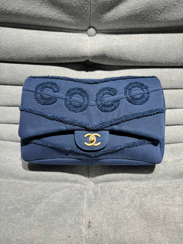 Chanel COCO Denim Flap Chain Bag Shoulder Crossbody Bag