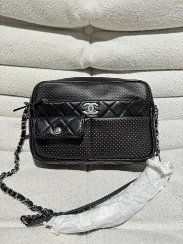 Chanel Black Camera Bag Shoulder Crossbody Bag