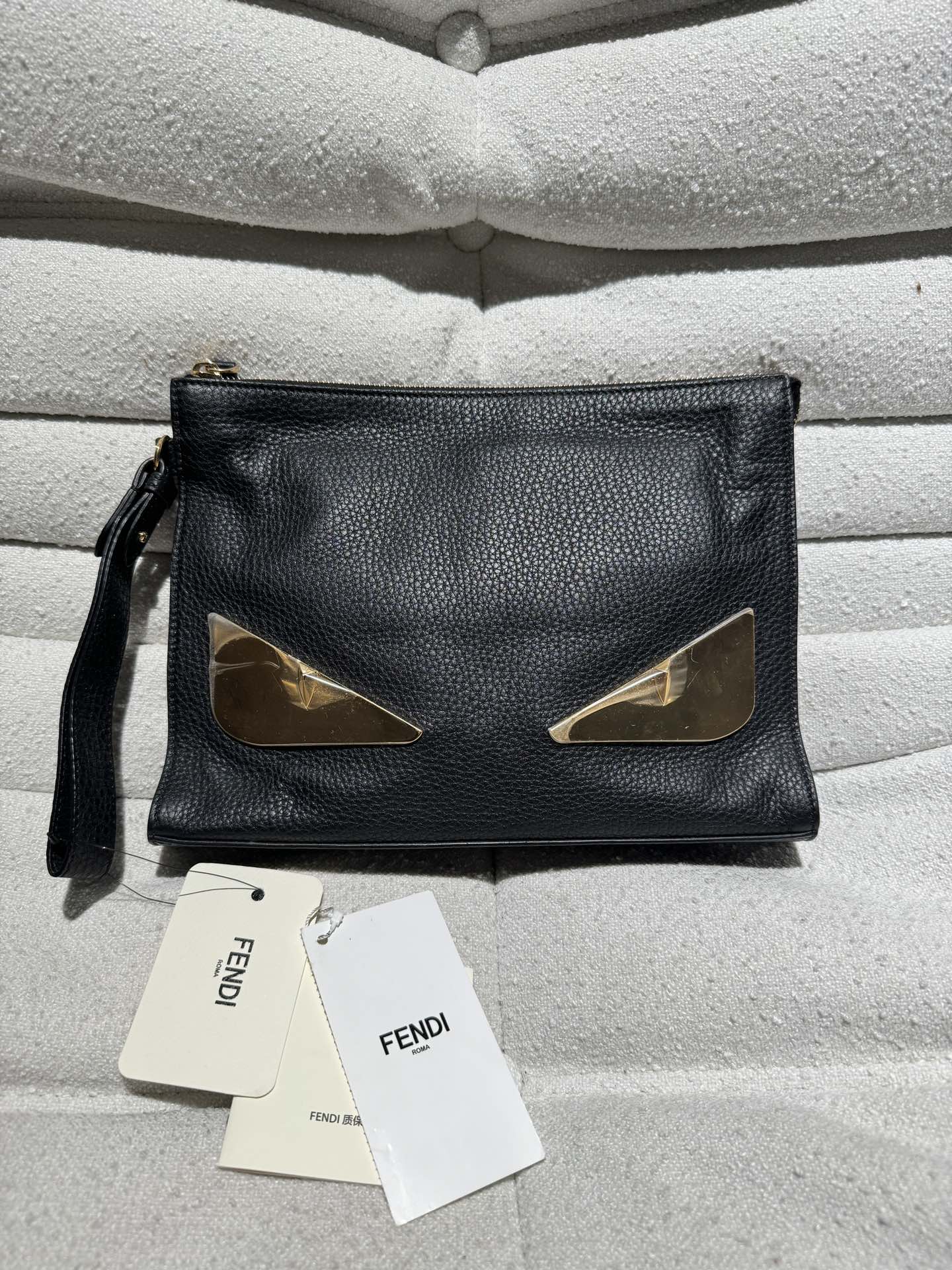 Fendi Black Monster Handbag