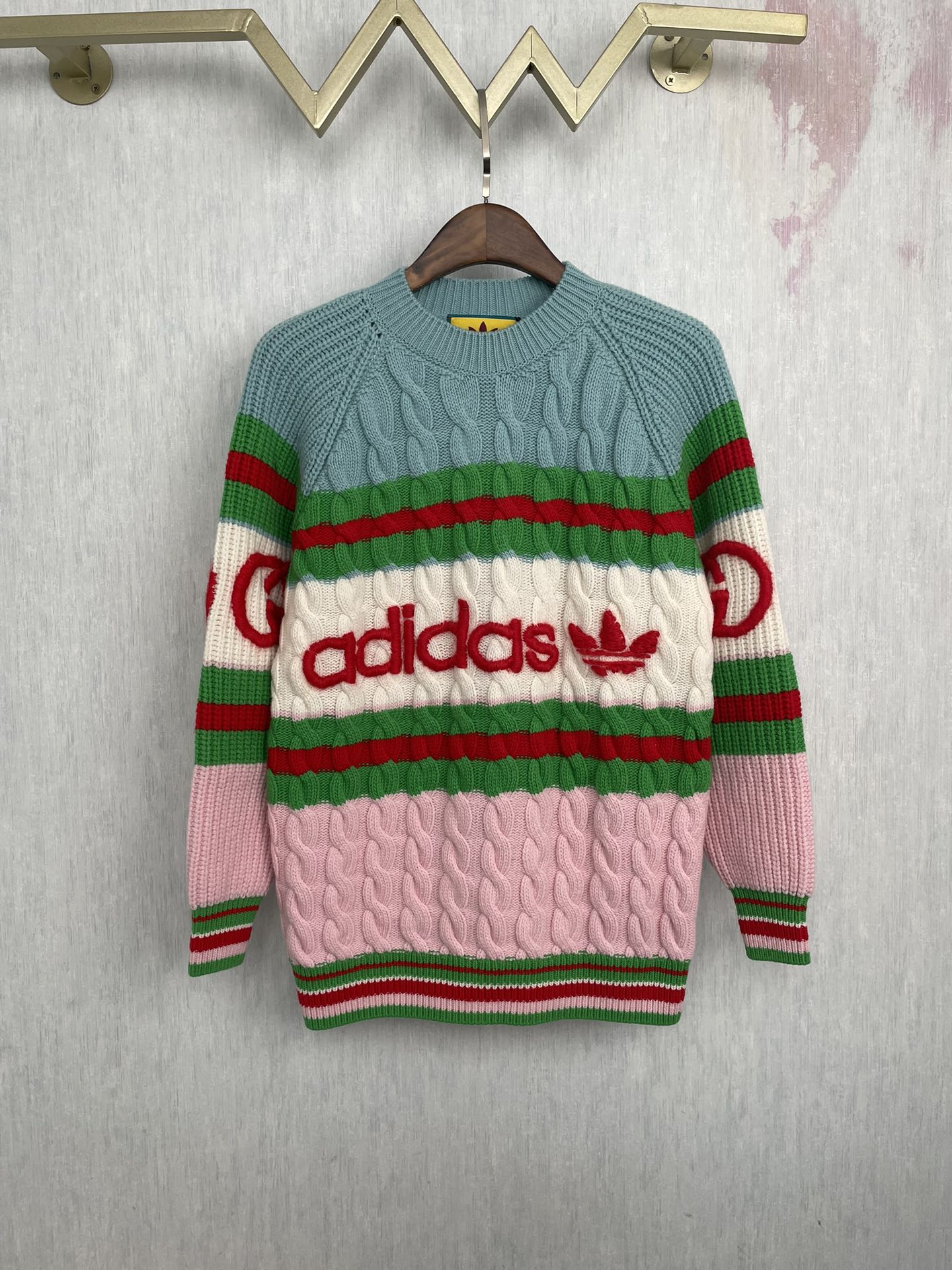 Gucci × Adidas  Limited Edition Round Neck Knitwear