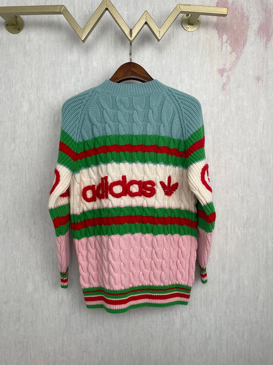 Gucci × Adidas  Limited Edition Round Neck Knitwear