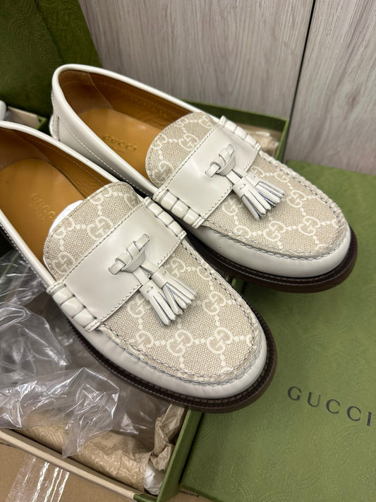 Gucci White Loafers