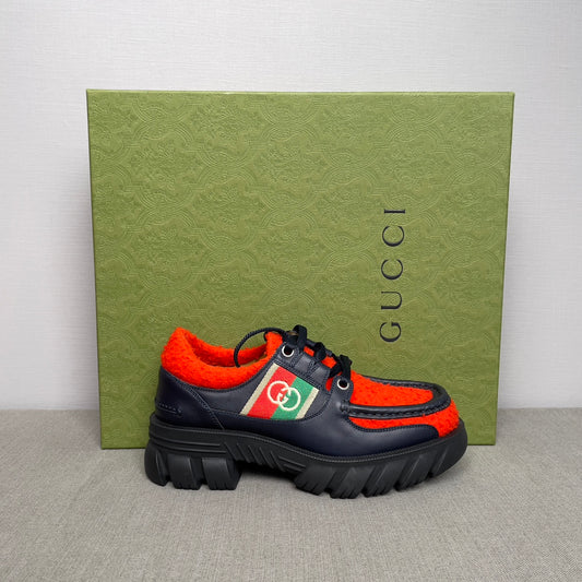 Gucci × The North Face Co branded Men's Thick Sole Dad Shoes