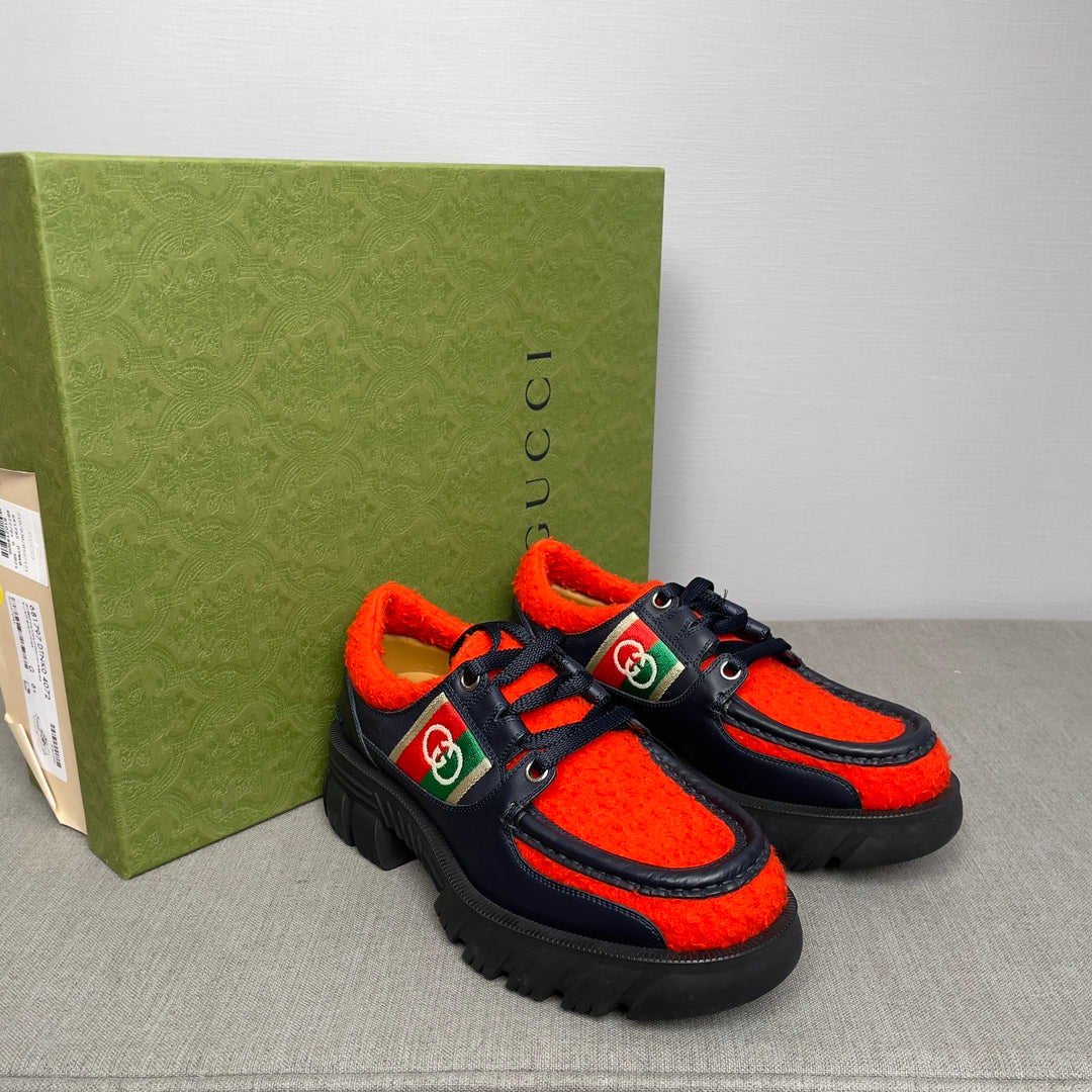 Gucci × The North Face Co branded Men's Thick Sole Dad Shoes