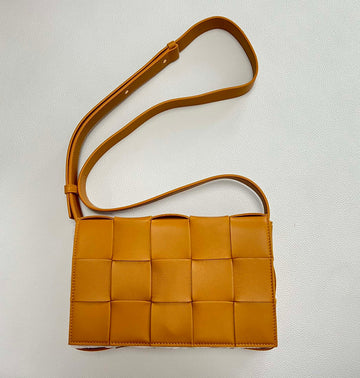 Bottega Veneta Cassette Crossbody Shoulder Bag Lambskin