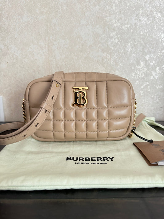 Burberry  Lola  Mini Lambskin Shoulder Bag