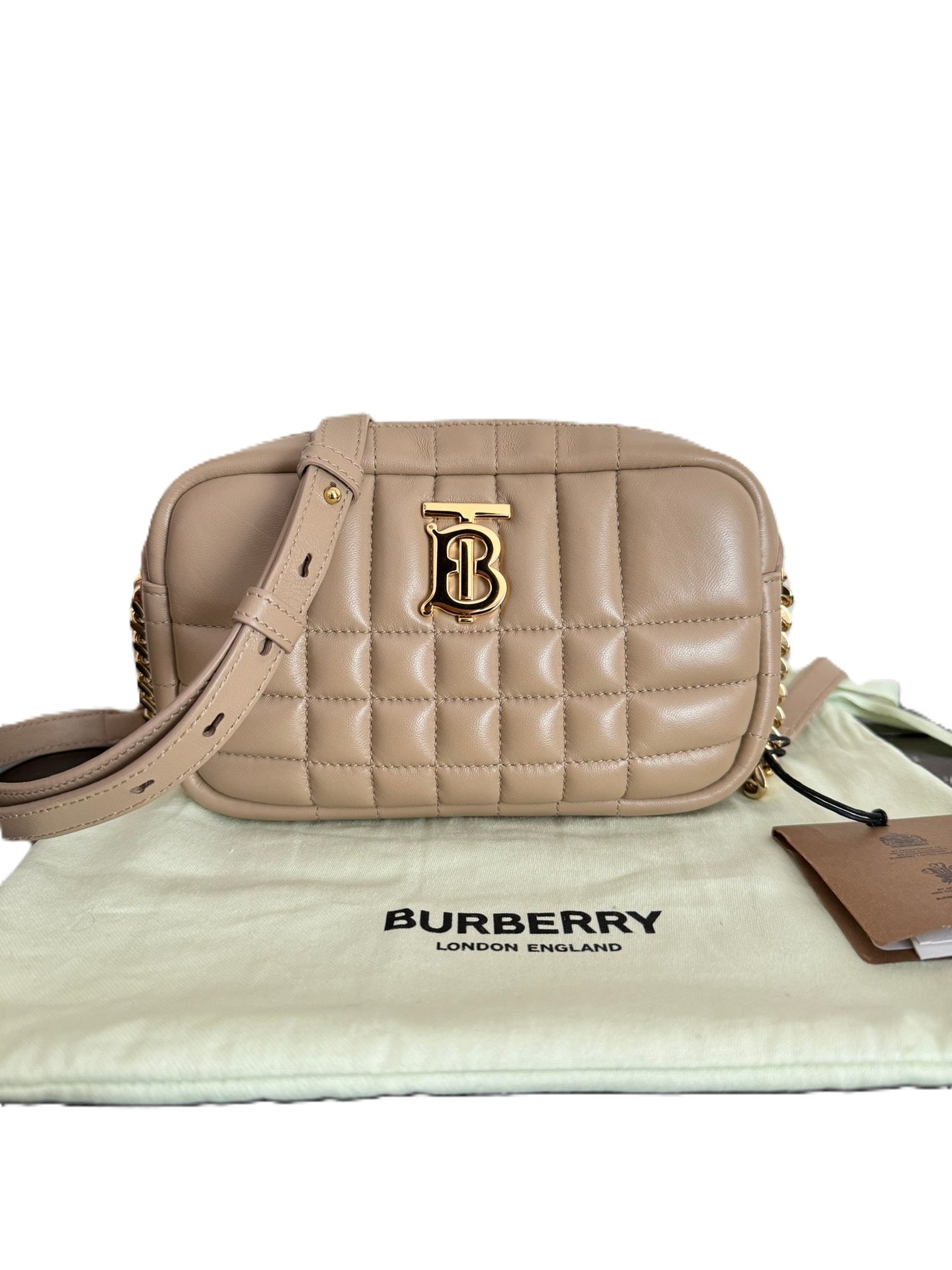 Burberry  Lola  Mini Lambskin Shoulder Bag