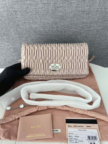 MIUMIU  Chain Leather Shoulder Bag