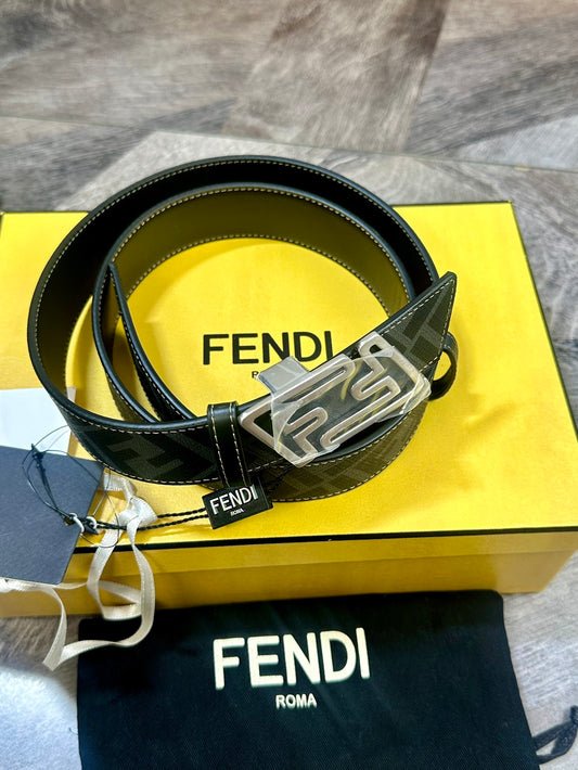 Fendi FF Monogram Reversible Belt 100cm