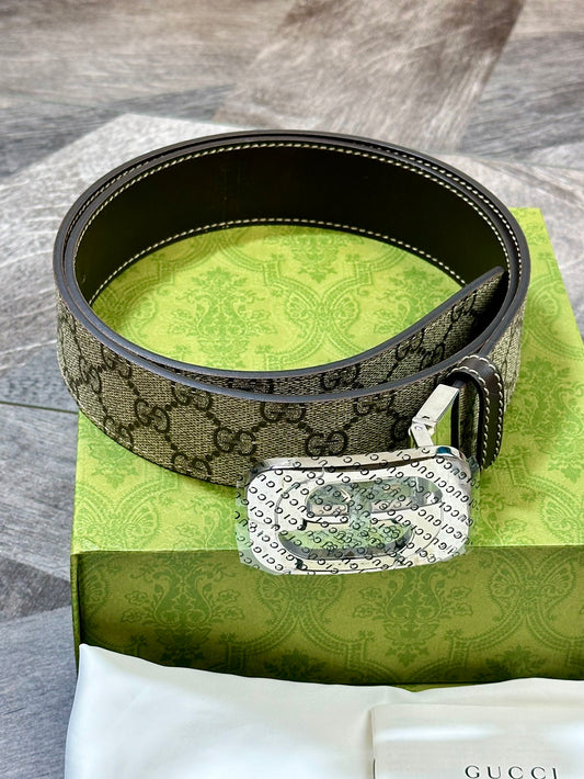 Gucci GG Supreme Canvas Reversible Belt 95cm