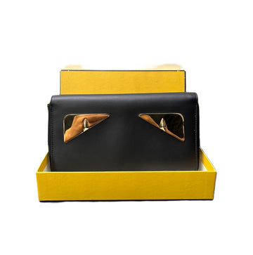 Fendi Monster Round Zipper Wallet