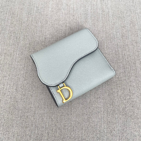 Dior Lotus Saddle Folding Wallet