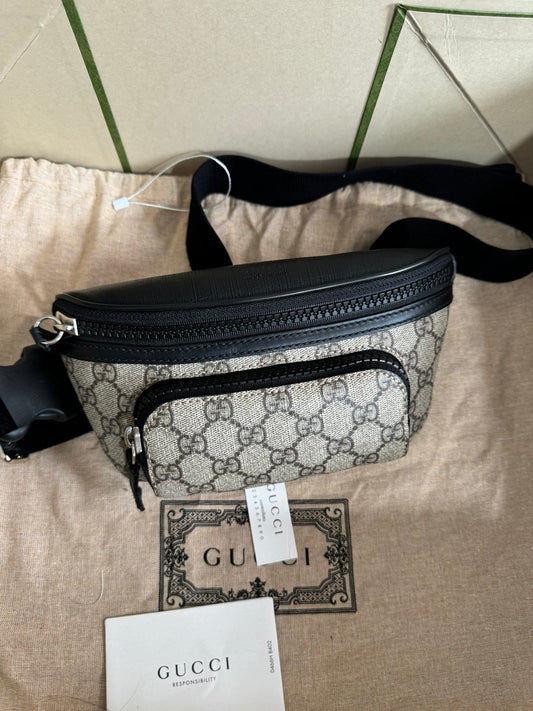 Gucci GG Supreme Chest Bag Shoulder Bag