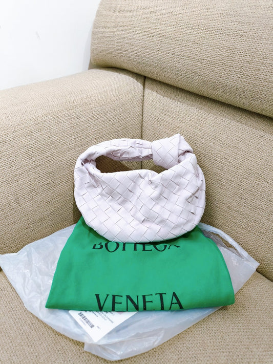 Bottega Veneta Mini Jodie Blaster Handbag White