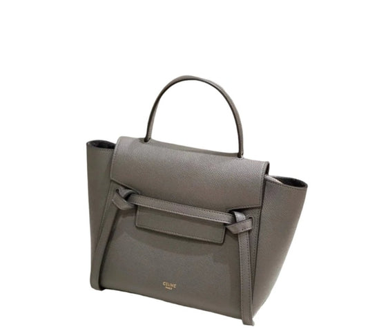 Celine Pico Belt Bag Leather Gray