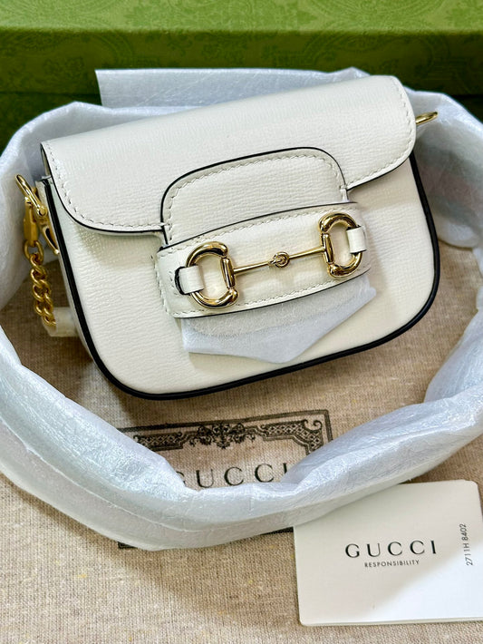 Gucci 1955 Super Mini Horsebit  Shoulder Bag 2Way