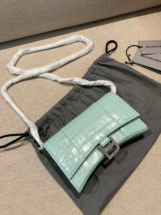 Balenciaga Hourglass Chain Mini Bag Chain Wallet