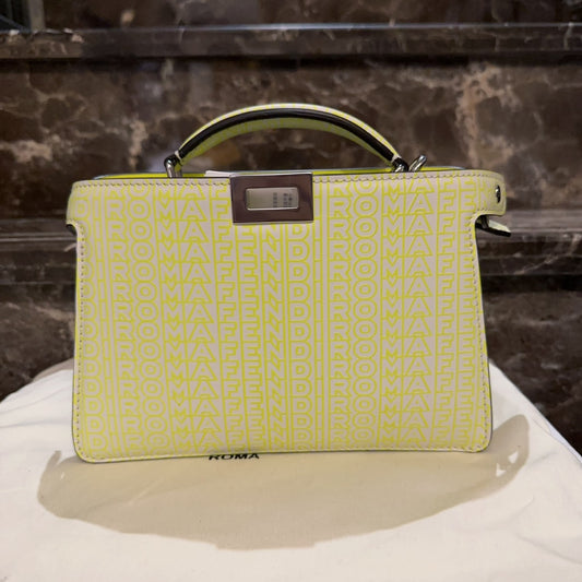 Fendi Limited Edition Mini Peekaboo Shoulder Handbag