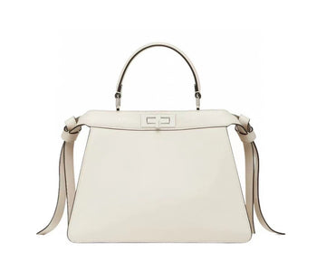 Fendi Peekaboo Medium Handbag Shoulder Bag White