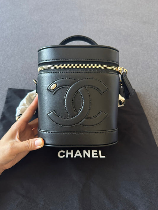 Chanel Black Bucket Bag Shoulder Bag