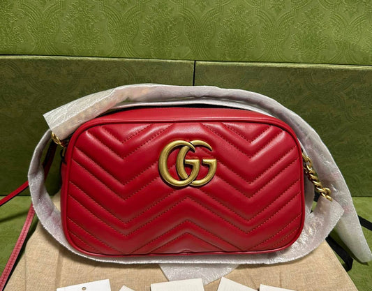 Gucci GG Marmont Red Shoulder Bag