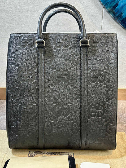 Gucci Jumbo GG  Monogram Tote Bag Shoulder Bag